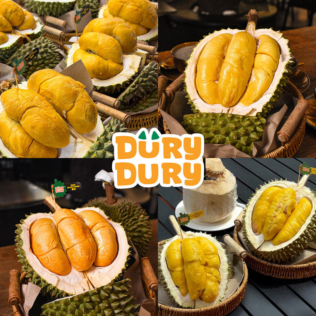 Dury Dury 榴槤果肉實拍拼圖